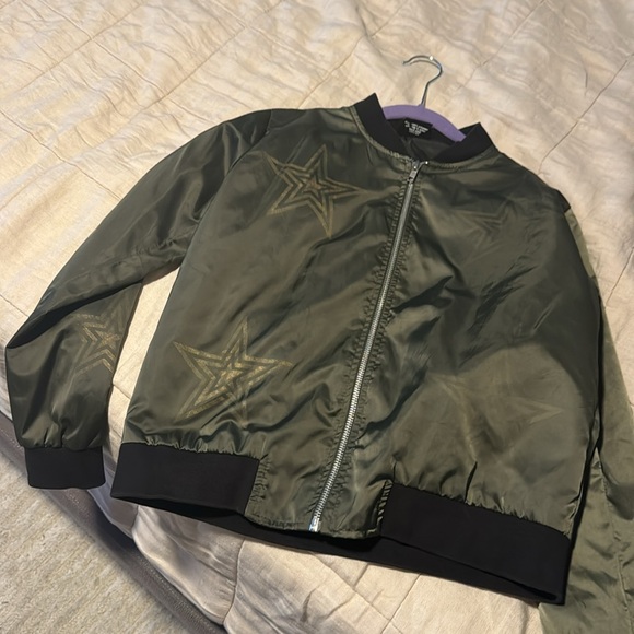 Girls satin light jacket - Picture 2 of 4